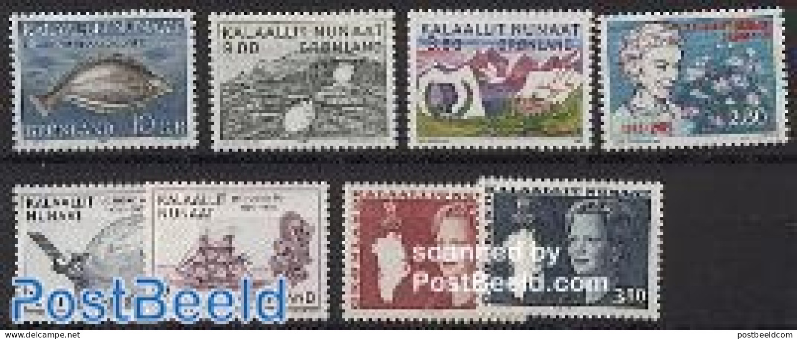 Greenland 1985 Yearset 1985 (8v), Mint NH, Various - Yearsets (by Country) - Neufs