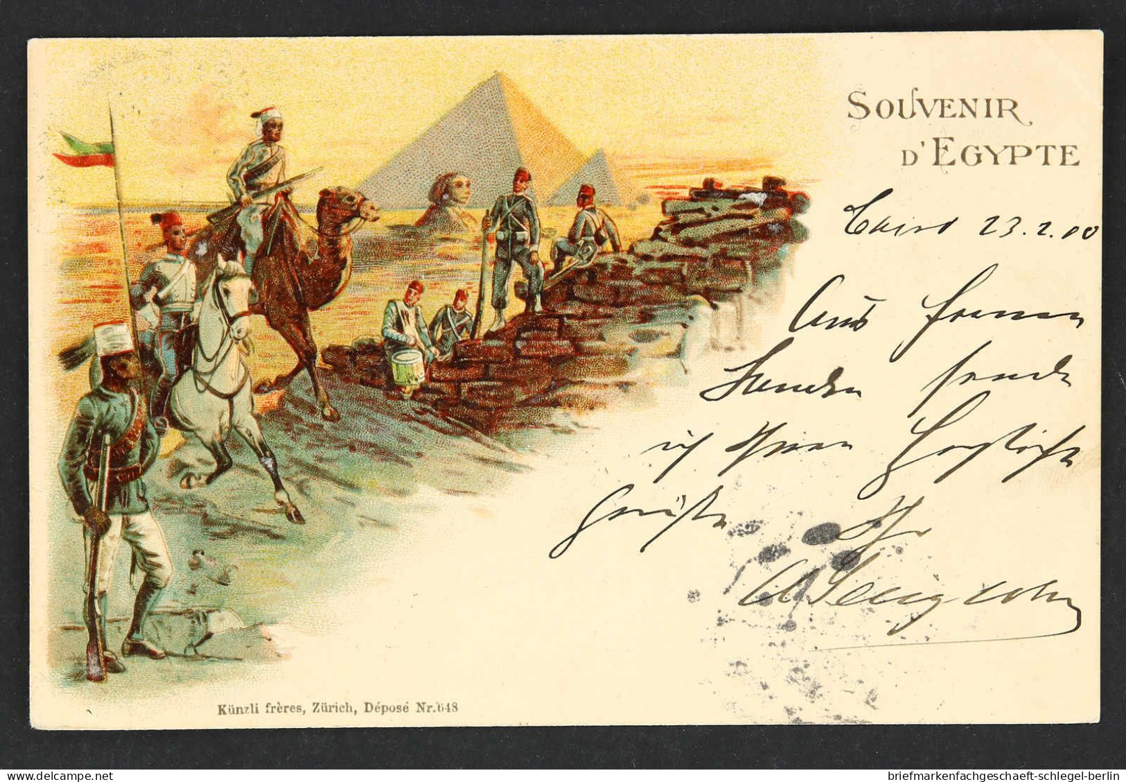 Ägypten (Königreich), 1900, Brief - Sonstige & Ohne Zuordnung