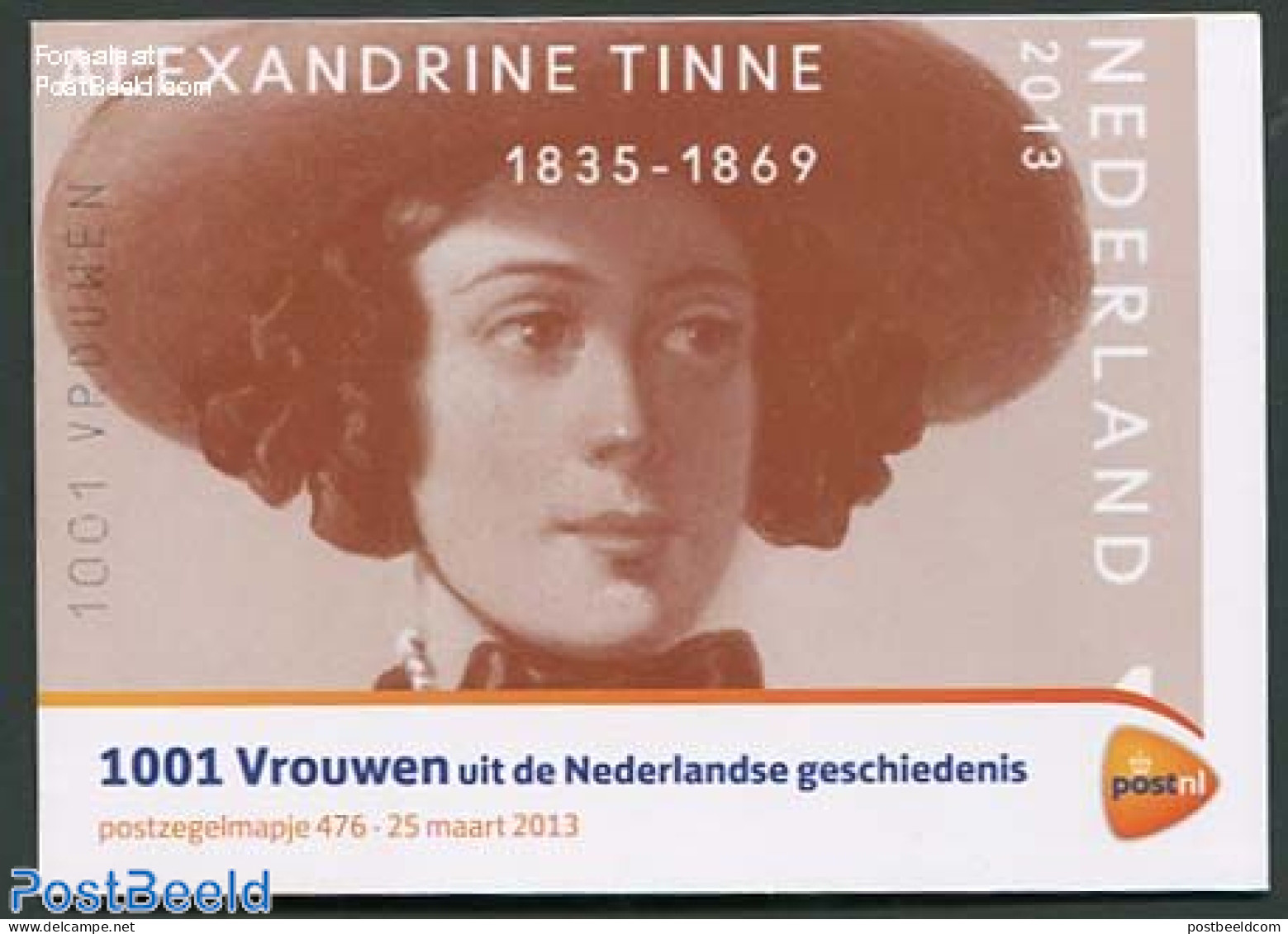 Netherlands 2013 1001 Women In History, Presentation Pack 476, Mint NH, History - Women - Art - Authors - Ungebraucht