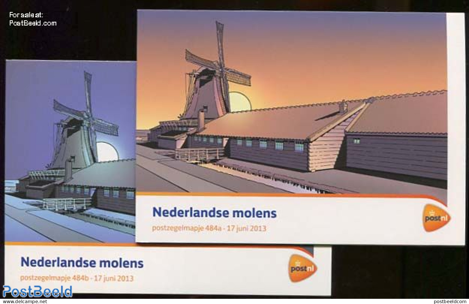 Netherlands 2013 Windmills, Presentation Pack 484a/b, Mint NH, Various - Mills (Wind & Water) - Ongebruikt