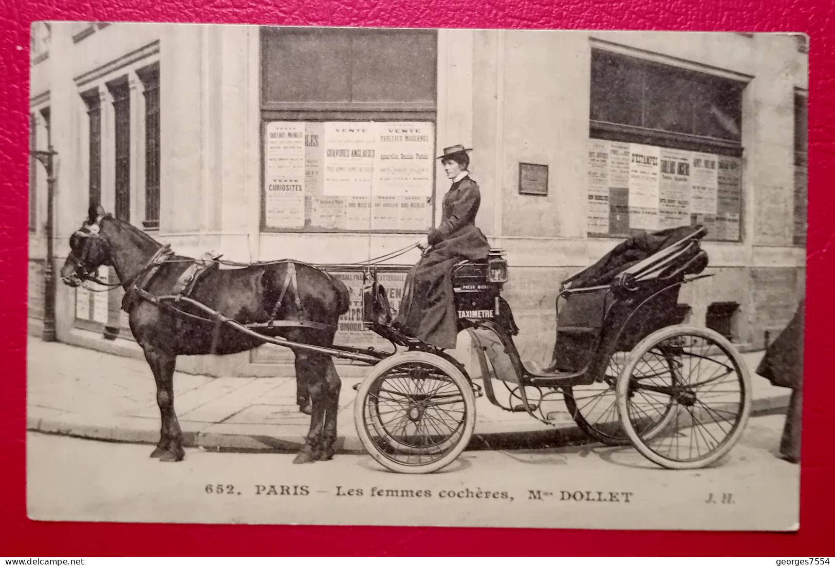 ATTELAGE - LES FEMMES COCHERES - MME. DOLLET - PARIS - Sonstige & Ohne Zuordnung