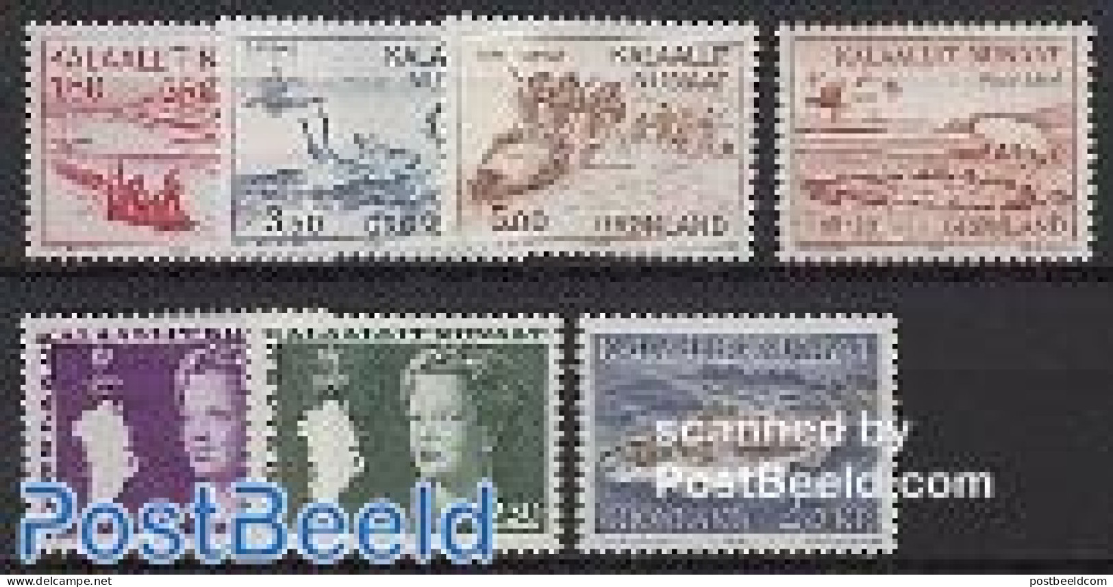 Greenland 1981 Yearset 1981 (7v), Mint NH, Various - Yearsets (by Country) - Neufs
