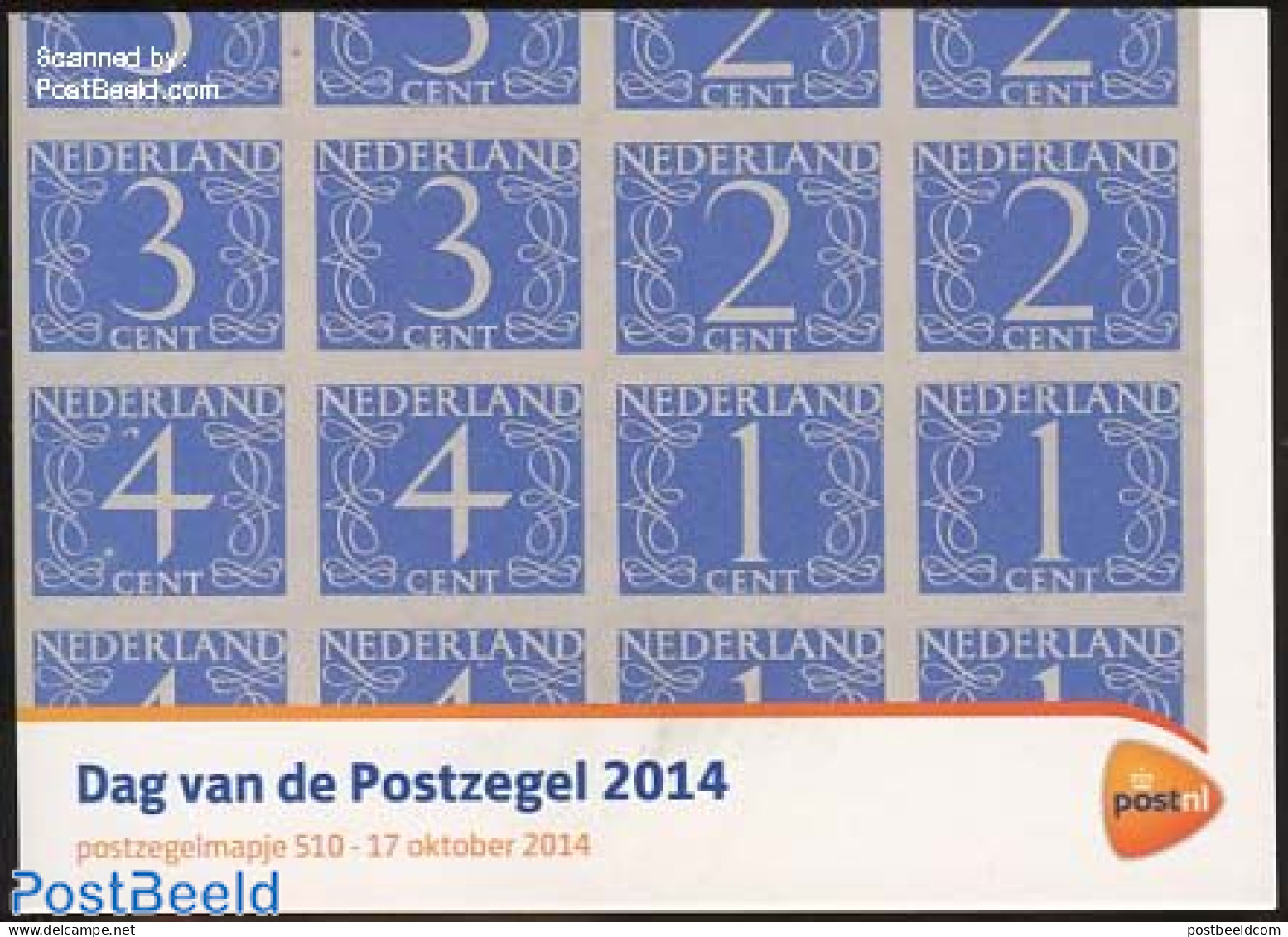 Netherlands 2014 Stamp Day, Presentation Pack 510, Mint NH, Stamp Day - Stamps On Stamps - Ongebruikt