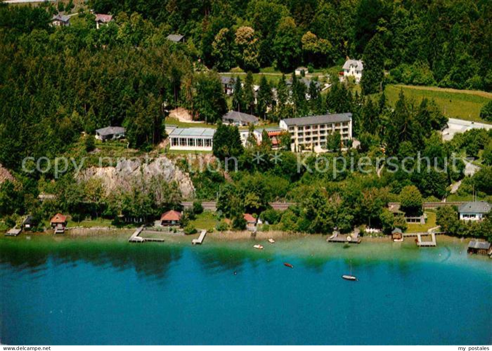 72733945 Toeschling Poertschach Woerthersee Haus Woerthersee Fliegeraufnahme Tec - Other & Unclassified