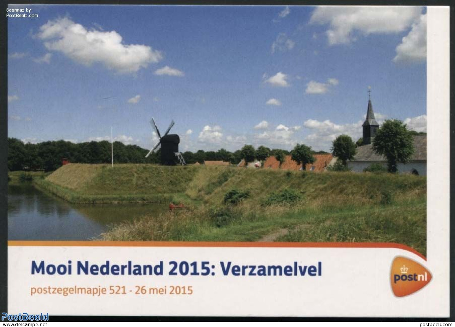 Netherlands 2015 Beautiful Netherlands, Fortifications, Presentation Pack 521, Mint NH, Art - Castles & Fortifications - Neufs