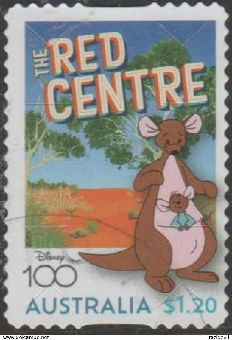 AUSTRALIA - DIE-CUT-USED 2023 $1.20 100 Years Of Disney - Kangaroo - Gebruikt