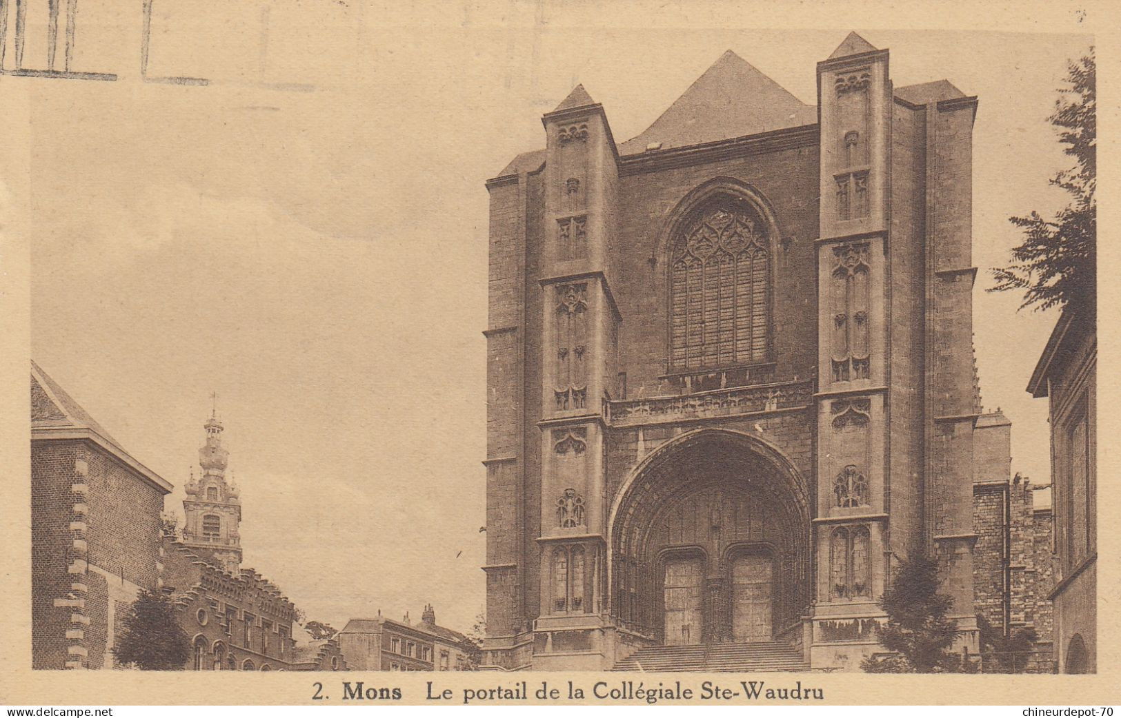 MONS    LA COLLEGIALE   SAINTE WAUDRU - Mons