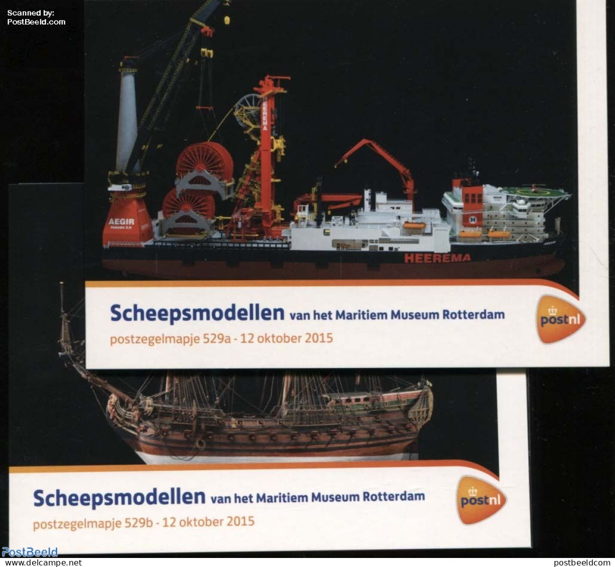 Netherlands 2015 Maritime Museum 10v, Presentation Pack 529a+b, Mint NH, Transport - Ships And Boats - Art - Museums - Ongebruikt