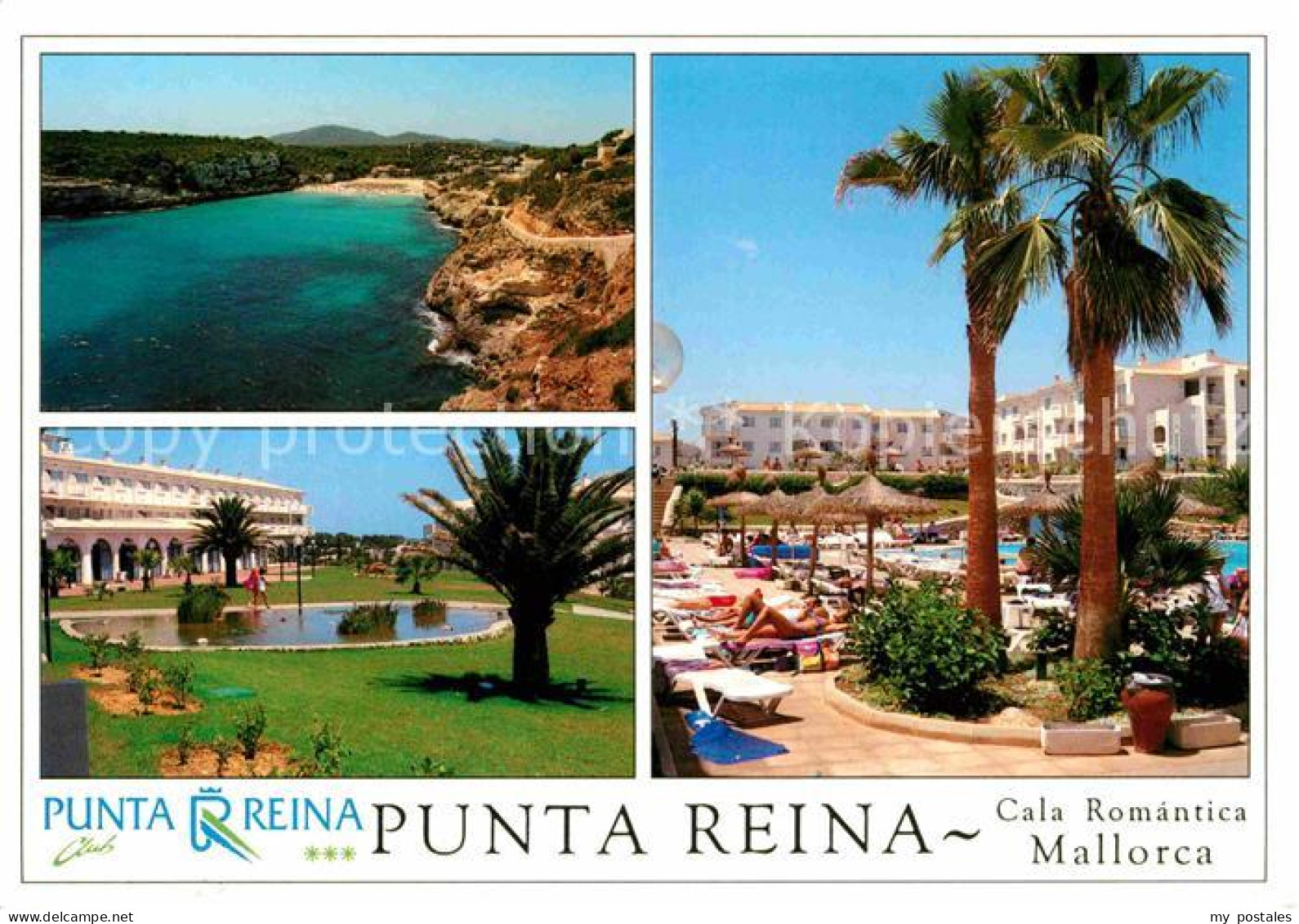 72733907 Cala Mandia Hotel Punta Reina Swimming Pool Palmen Park Meeresbucht Man - Autres & Non Classés