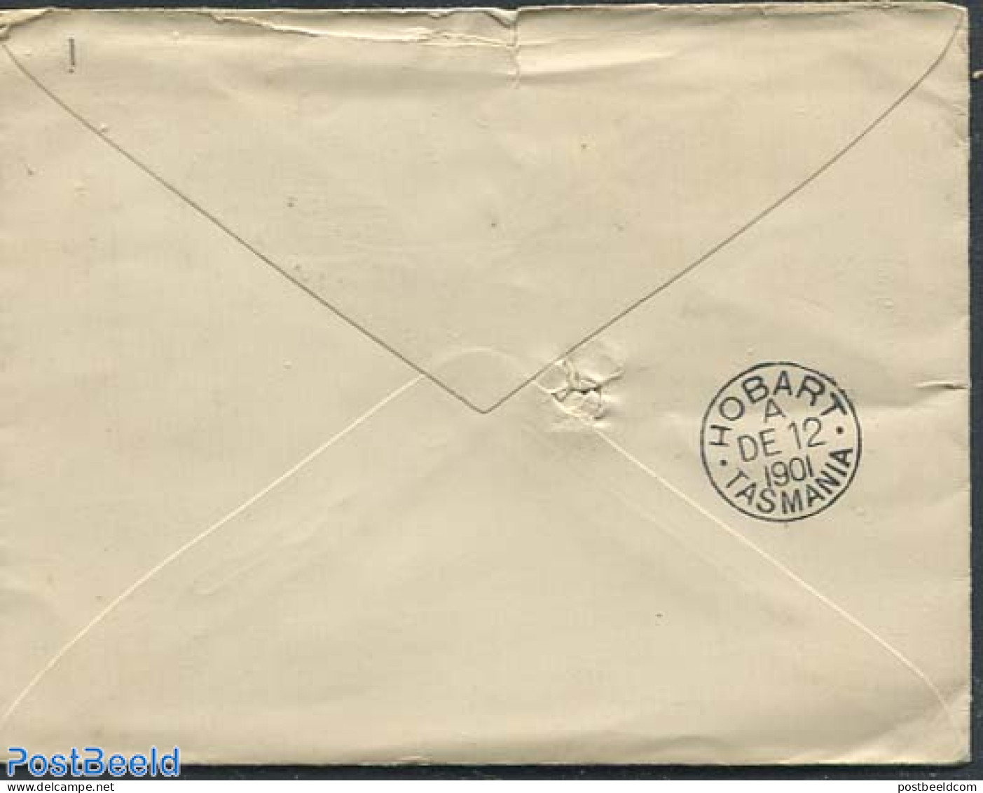 Australia, South Australia 1901 Letter From South-Australia, Sent To Hobart Tasmania. See Hobart Tasmania Mark From 19.. - Autres & Non Classés