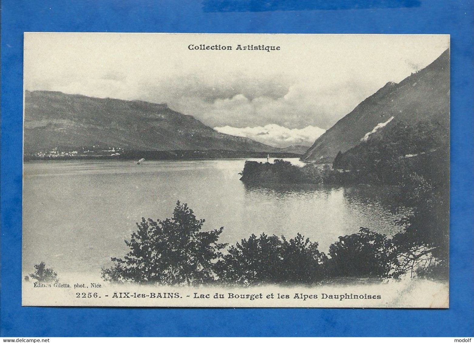 CPA - 73 - Aix-les-Bains - Lac Du Bourget Et Les Alpes Dauphinoises - Non Circulée - Aix Les Bains