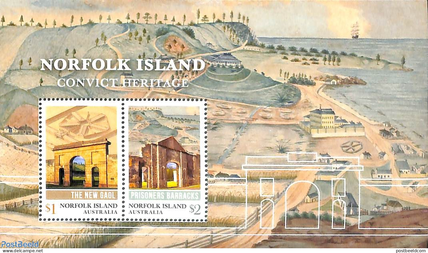 Norfolk Island 2017 Convict Heritage S/s, Mint NH, History - Various - History - Justice - Altri & Non Classificati