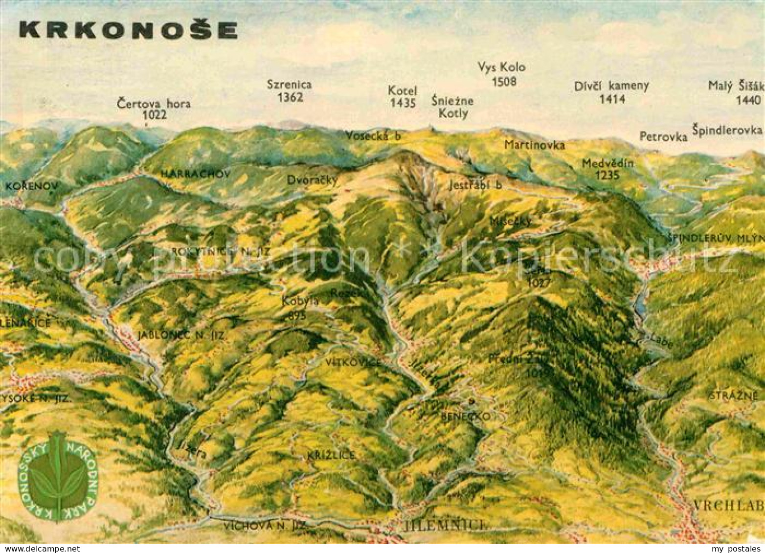 72732612 Krkonose Panorama Riesengebirge Aus Der Vogelperspektive  - Polonia