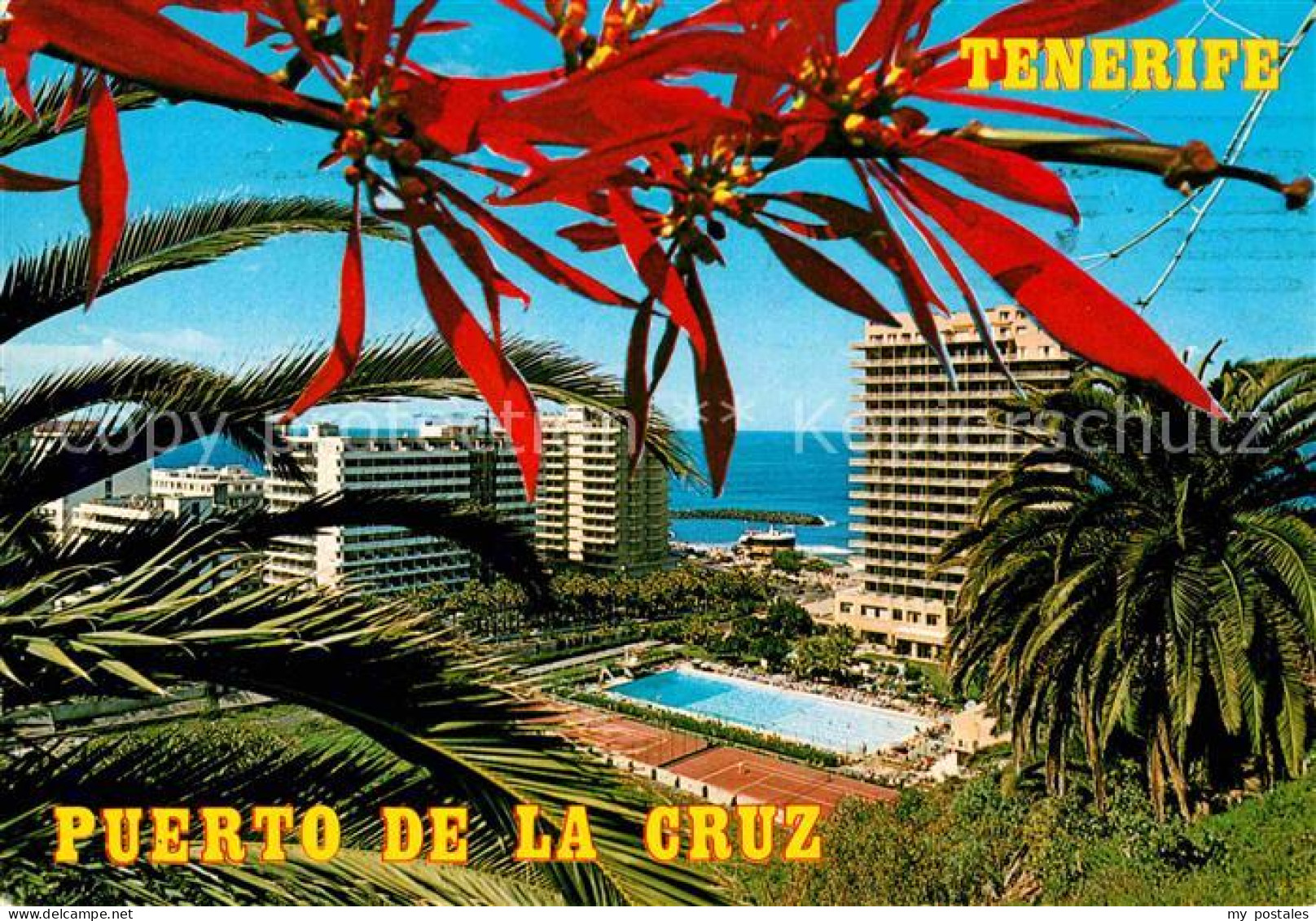 72732607 Puerto De La Cruz Panoramica De Los Grandes Complejos Hoteleras Hotelan - Other & Unclassified