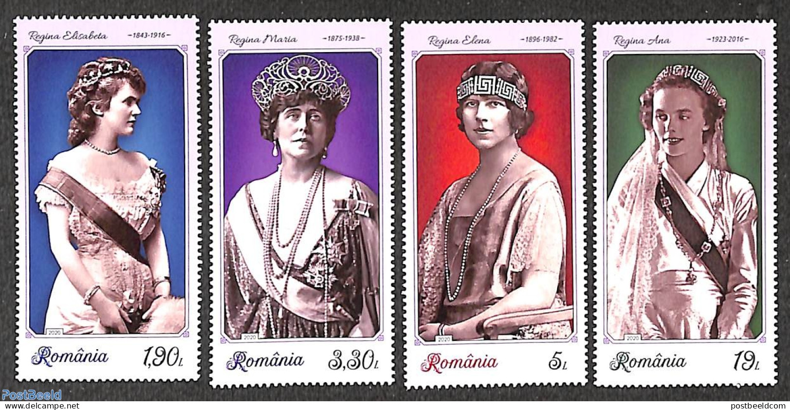 Romania 2020 Royalty Costumes 4v, Mint NH, History - Kings & Queens (Royalty) - Nuevos