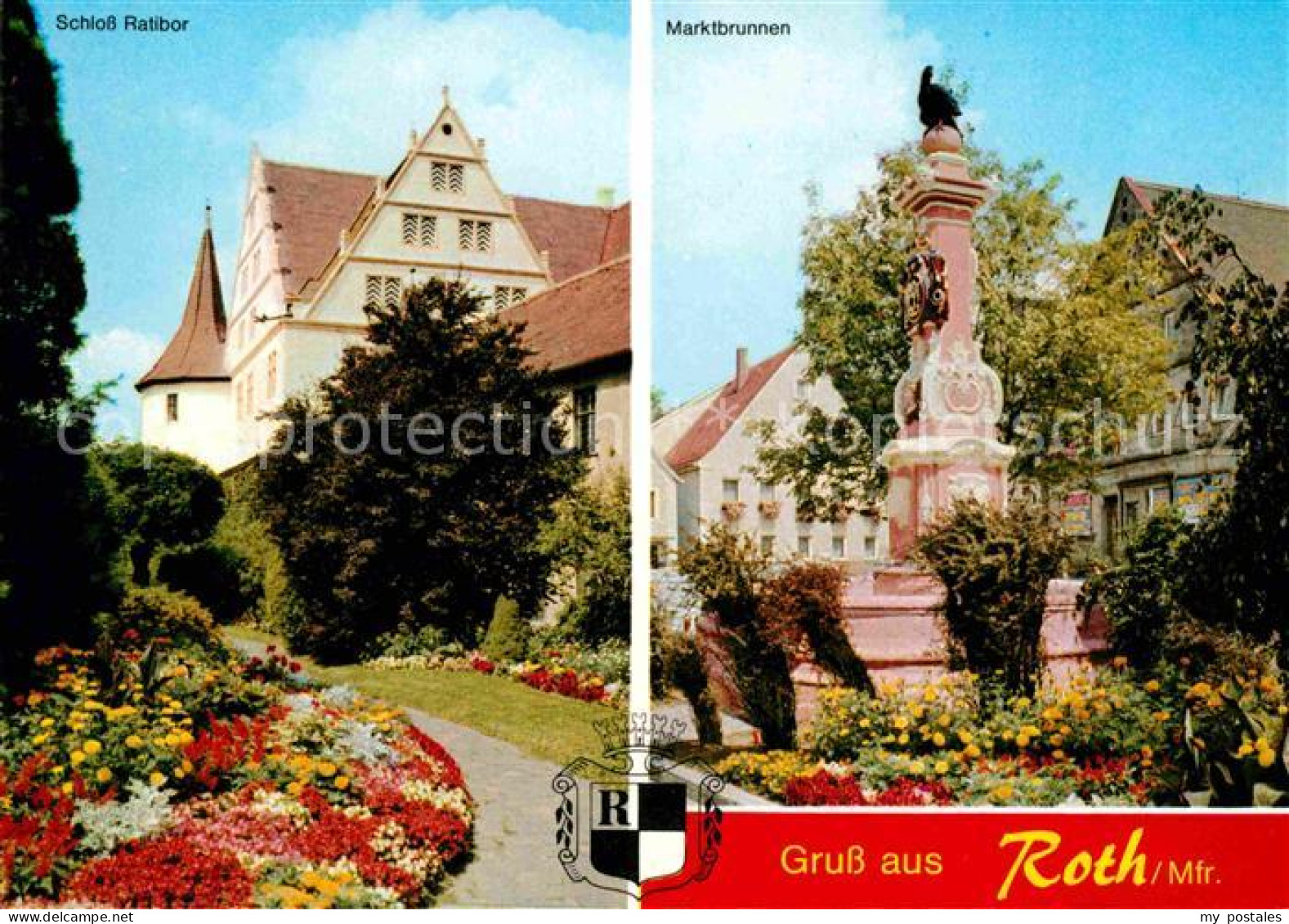 72731632 Roth Nuernberg Schloss Ratibor Marktbrunnen Roth Nuernberg - Andere & Zonder Classificatie