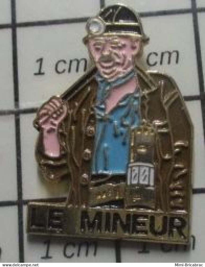 912B Pin's Pins / Beau Et Rare / AUTRES / GUEULE NOIRE LE MINEUR Pas Trop Détournable ! - Autres & Non Classés