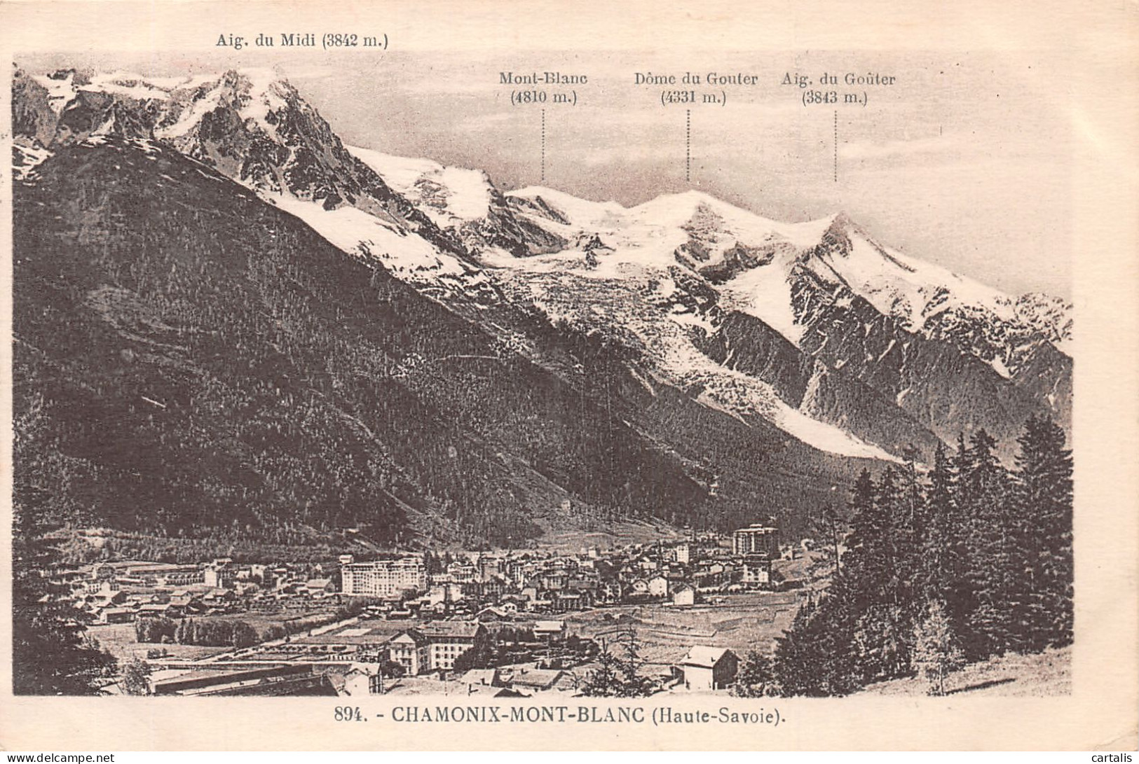 74-CHAMONIX MONT BLANC-N°4191-C/0215 - Chamonix-Mont-Blanc