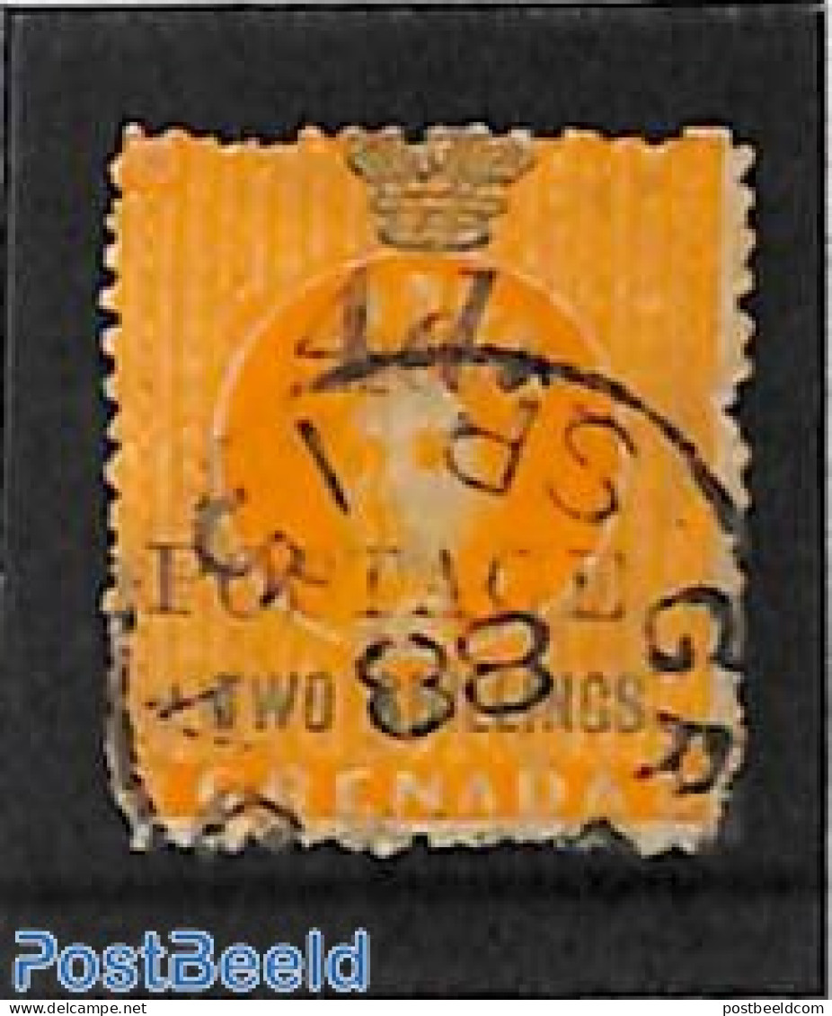 Grenada 1889 4d. Postage Overprint, Used, Used Stamps - Sonstige & Ohne Zuordnung