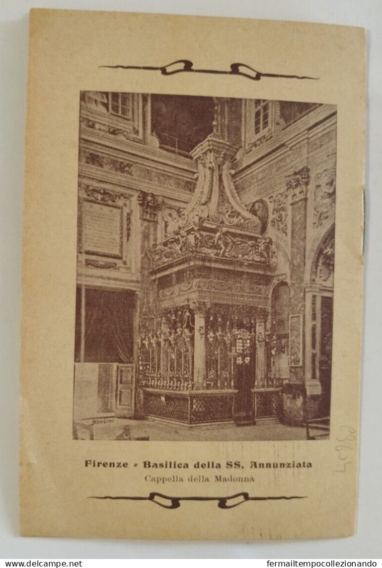 Cs604 Libretto Ricordo Di Firenze Santuario Ss.annunziata - Sammlungen