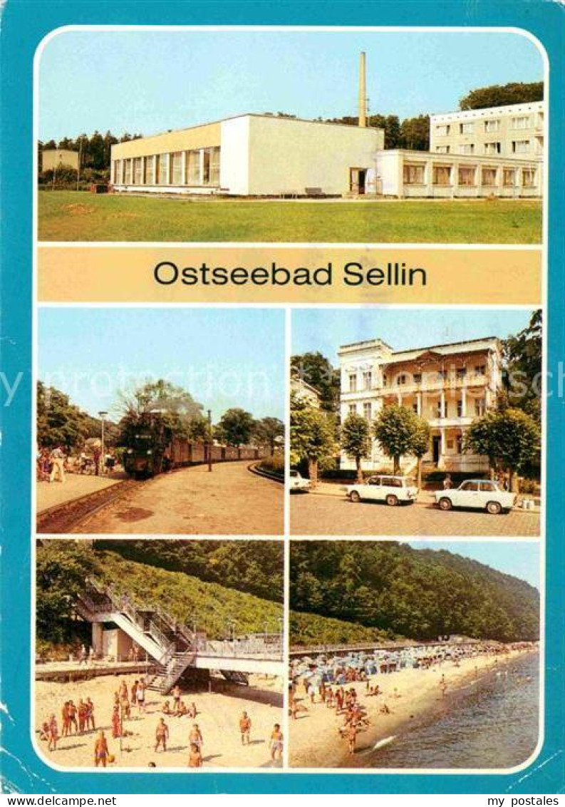 72730651 Sellin Ruegen Erholungsheime Klubhaus Haus Sellin Kleinbahn Strand  Sel - Autres & Non Classés