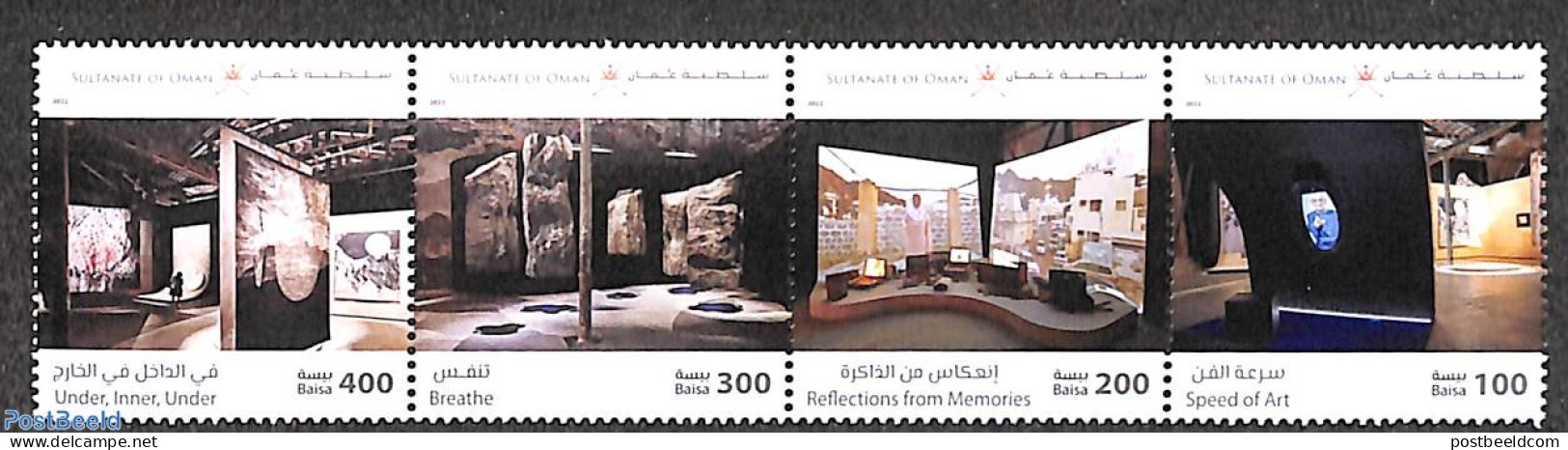 Oman 2022 Omani Pavillion In Venice 4v [:::], Mint NH - Oman