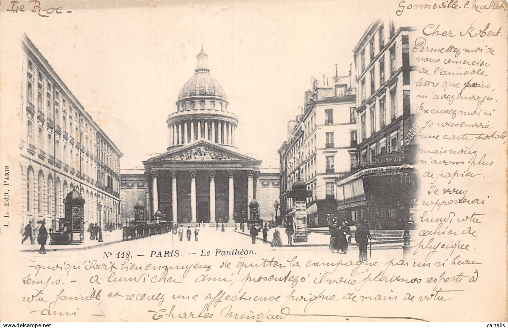 75-PARIS LE PANTHEON-N°4191-B/0383 - Pantheon