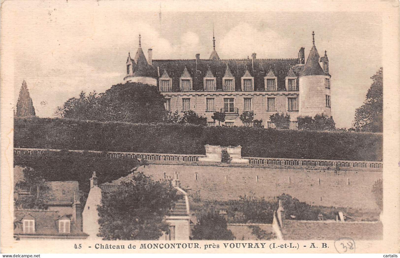 37-VOUVRAY CHATEAU DE MONCONTOUR-N°4191-B/0229 - Vouvray