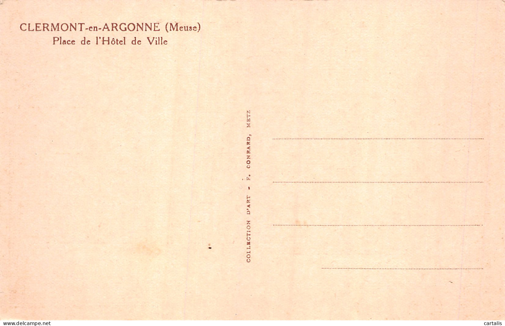 55-CLERMONT EN ARGONNE-N°4191-B/0163 - Clermont En Argonne