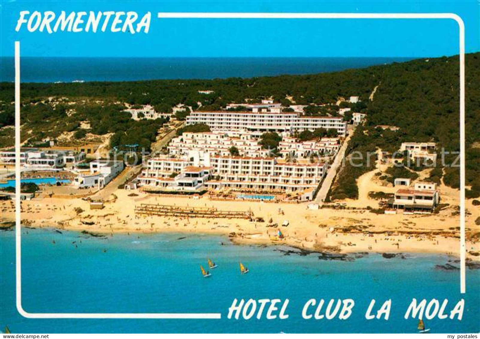 72730580 Formentera Hotel Club La Mola Fliegeraufnahme Spanien - Sonstige & Ohne Zuordnung