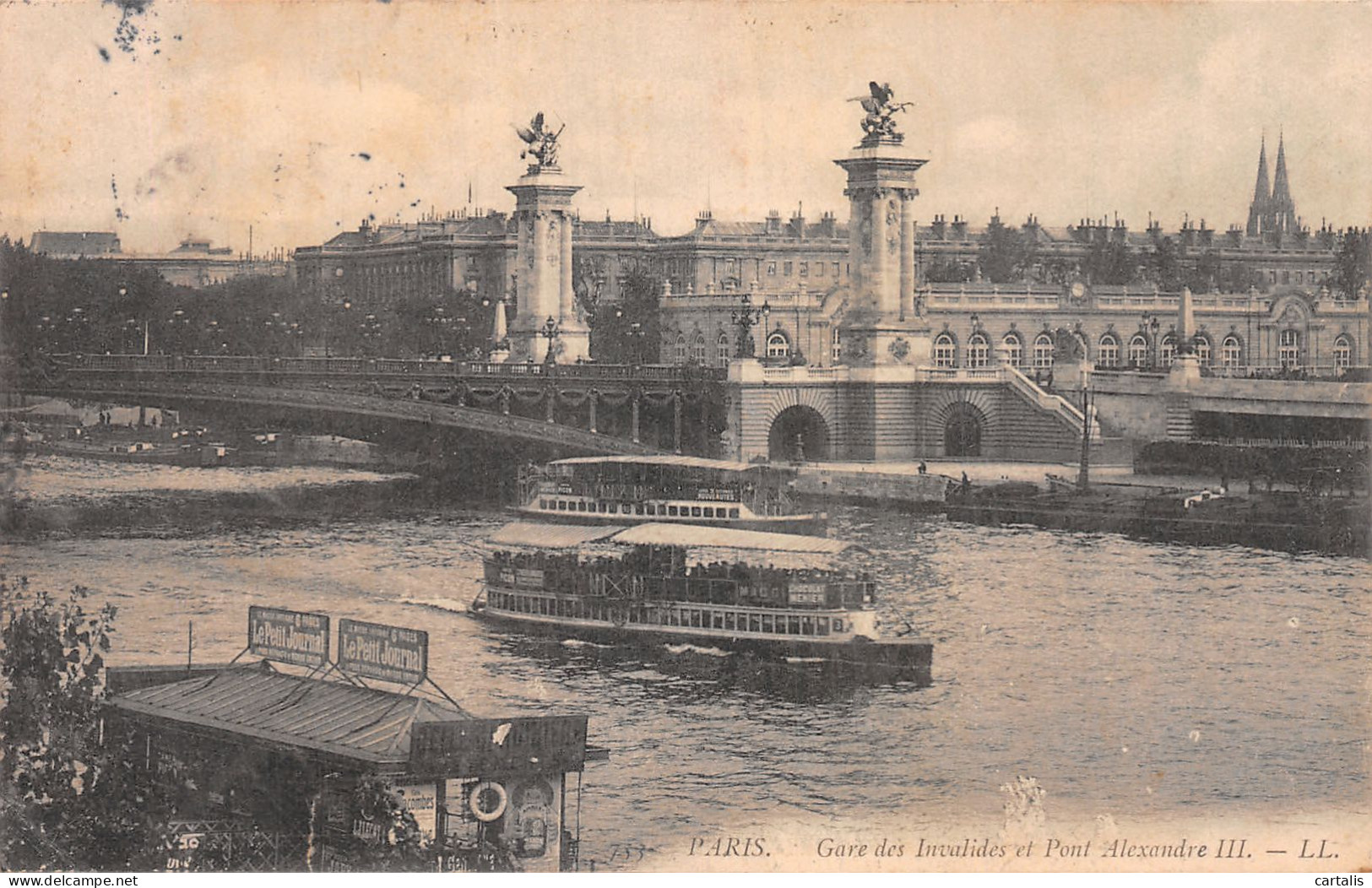 75-PARIS GARE DES INVALIDES-N°4191-A/0173 - Metro, Stations