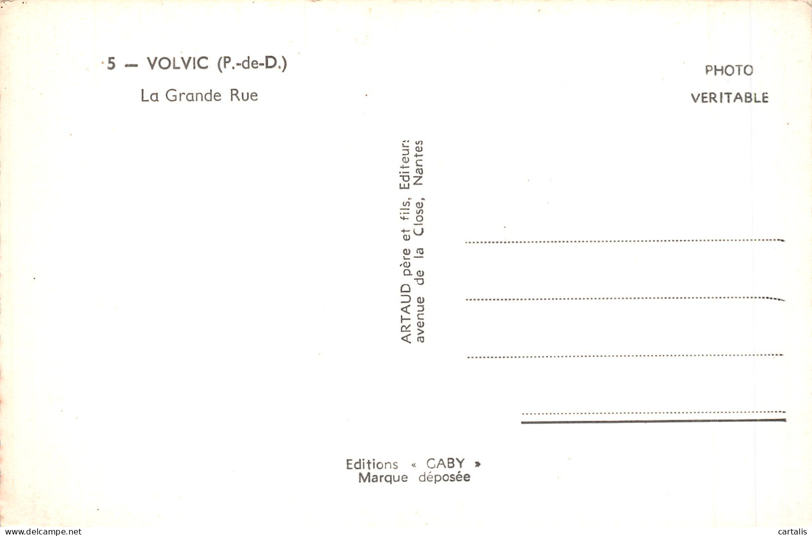 63-VOLVIC-N°4191-A/0123 - Volvic