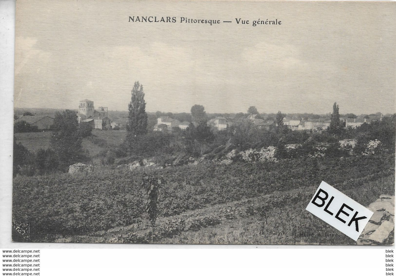 16 . Charente : Nanclars Pittoresque : Vue Generale . - Otros & Sin Clasificación
