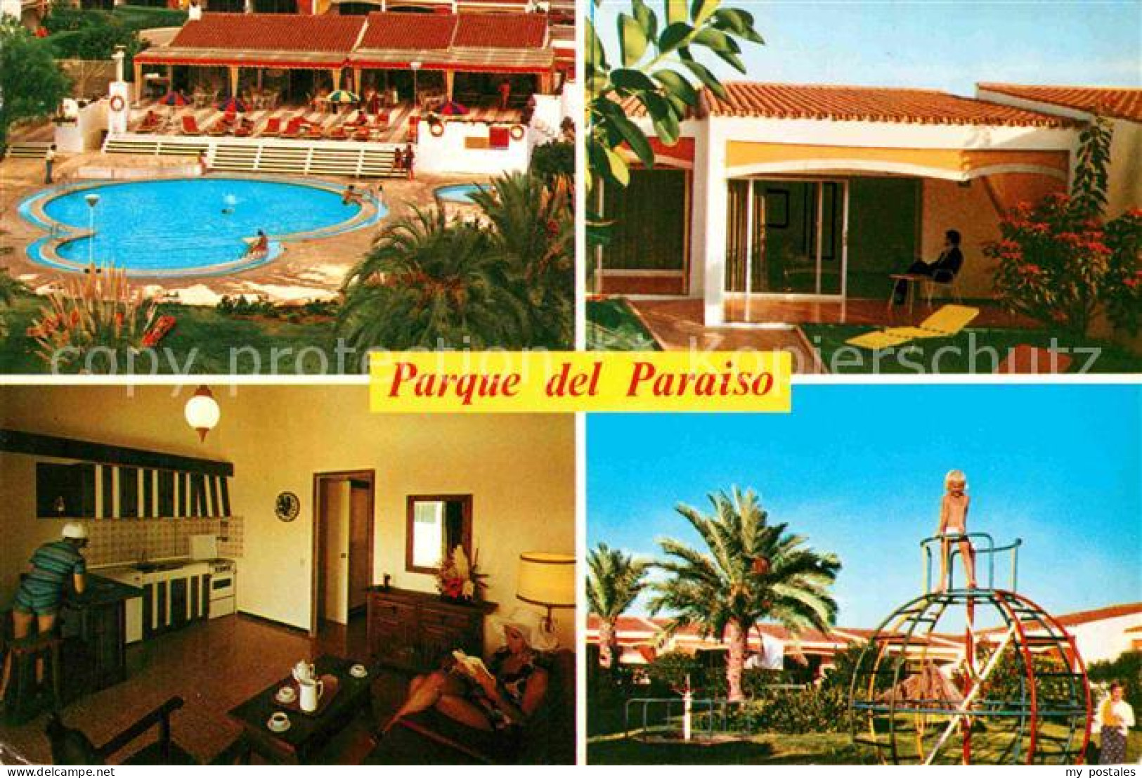 72730558 Playa Del Ingles Parque Del Paraiso Swimming Pool Bungalow Playa Del In - Sonstige & Ohne Zuordnung