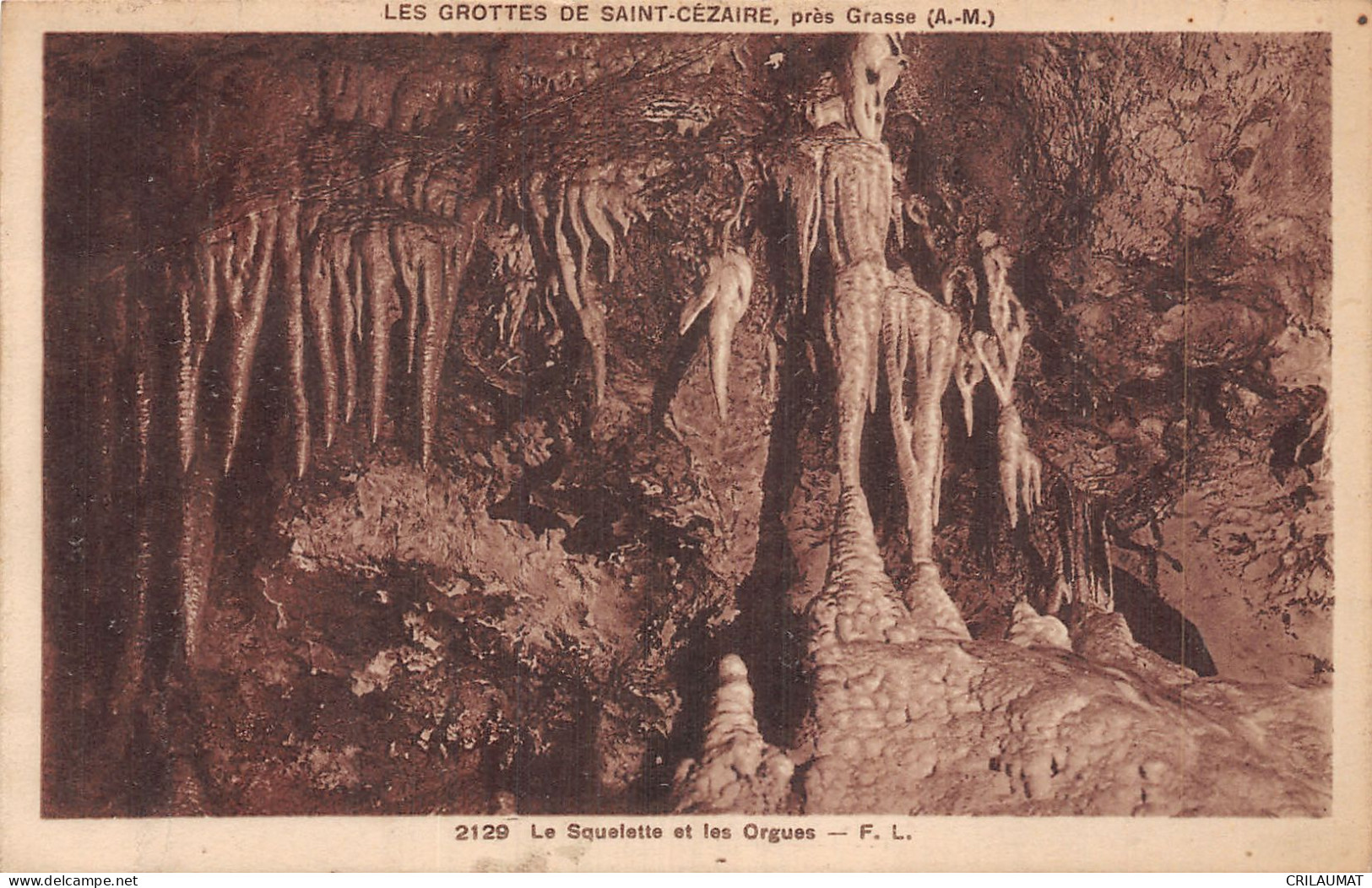 06-LES GROTTES DE SAINT CEZAIRE-N°5139-C/0047 - Other & Unclassified