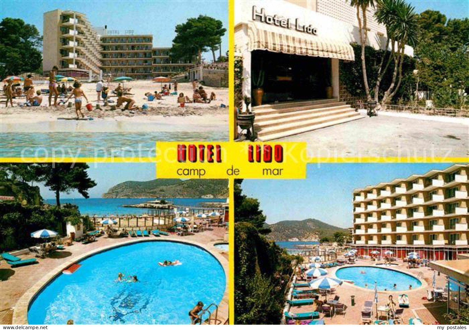72730551 Camp De Mar Hotel Lido Strand Swimming Pool Andratx Mallorca - Sonstige & Ohne Zuordnung