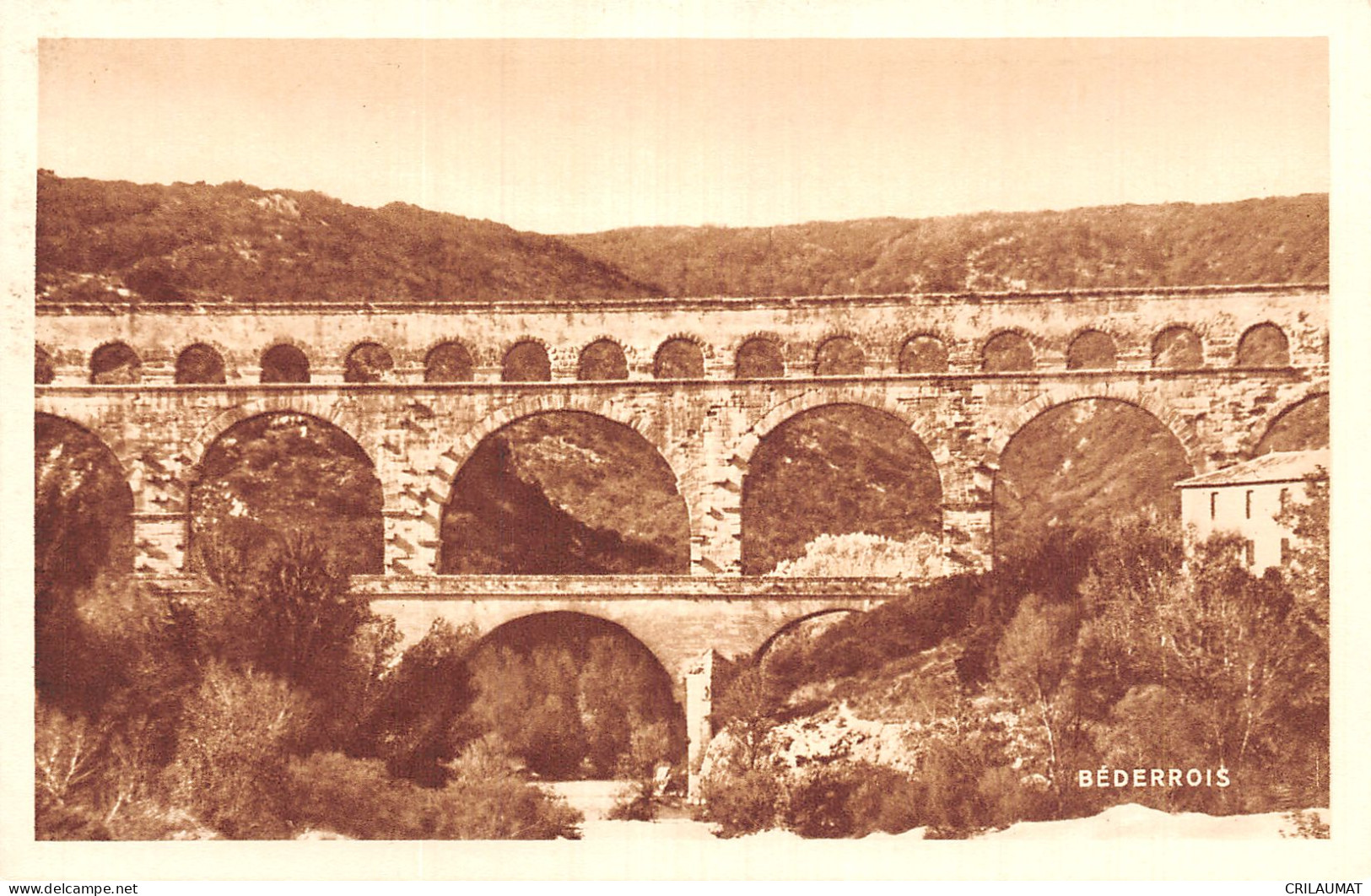 30-PONT DU GARD LE VIEUX MOULIN-N°5139-B/0267 - Andere & Zonder Classificatie