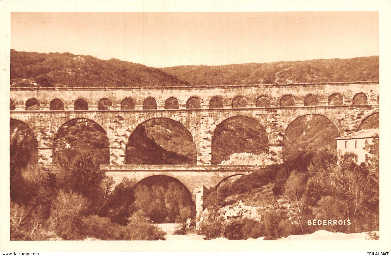 30-PONT DU GARD LE VIEUX MOULIN-N°5139-B/0265 - Andere & Zonder Classificatie