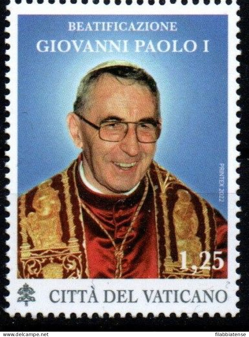 2022 - Vaticano 1926 Beatificazione Giovanni Paolo I  +++++++++ - Unused Stamps