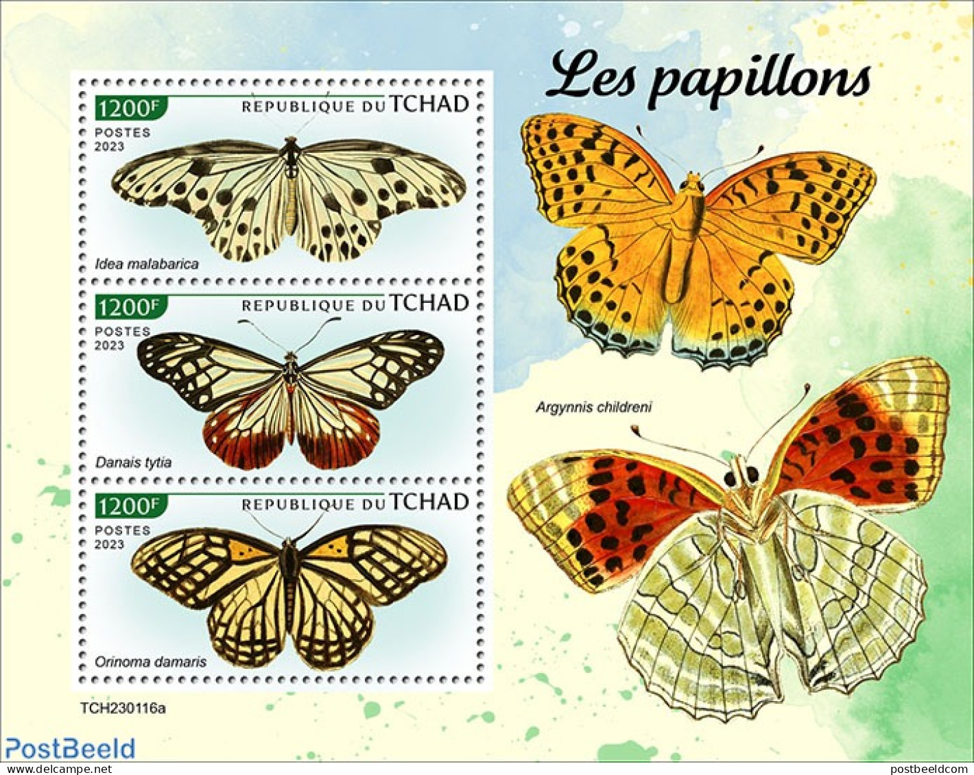 Chad 2023 Butterflies, Mint NH, Nature - Butterflies - Autres & Non Classés