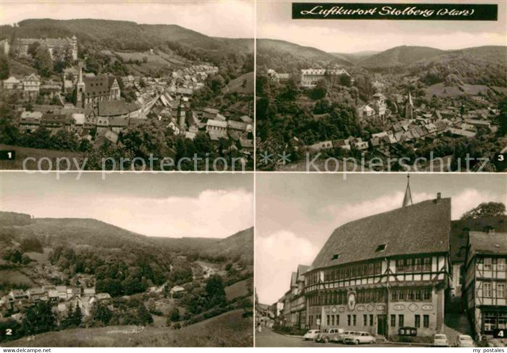 72730489 Stolberg Harz Panorama Blick Von Der Lutherbuche Zechental Toellebank R - Stolberg (Harz)