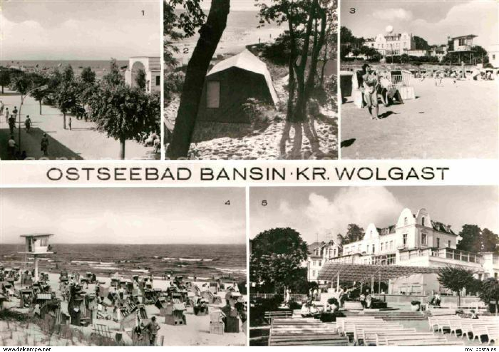 72730475 Bansin Ostseebad Strandpromenade Zeltplatz Strand FDGB Erholungsheim Jo - Sonstige & Ohne Zuordnung