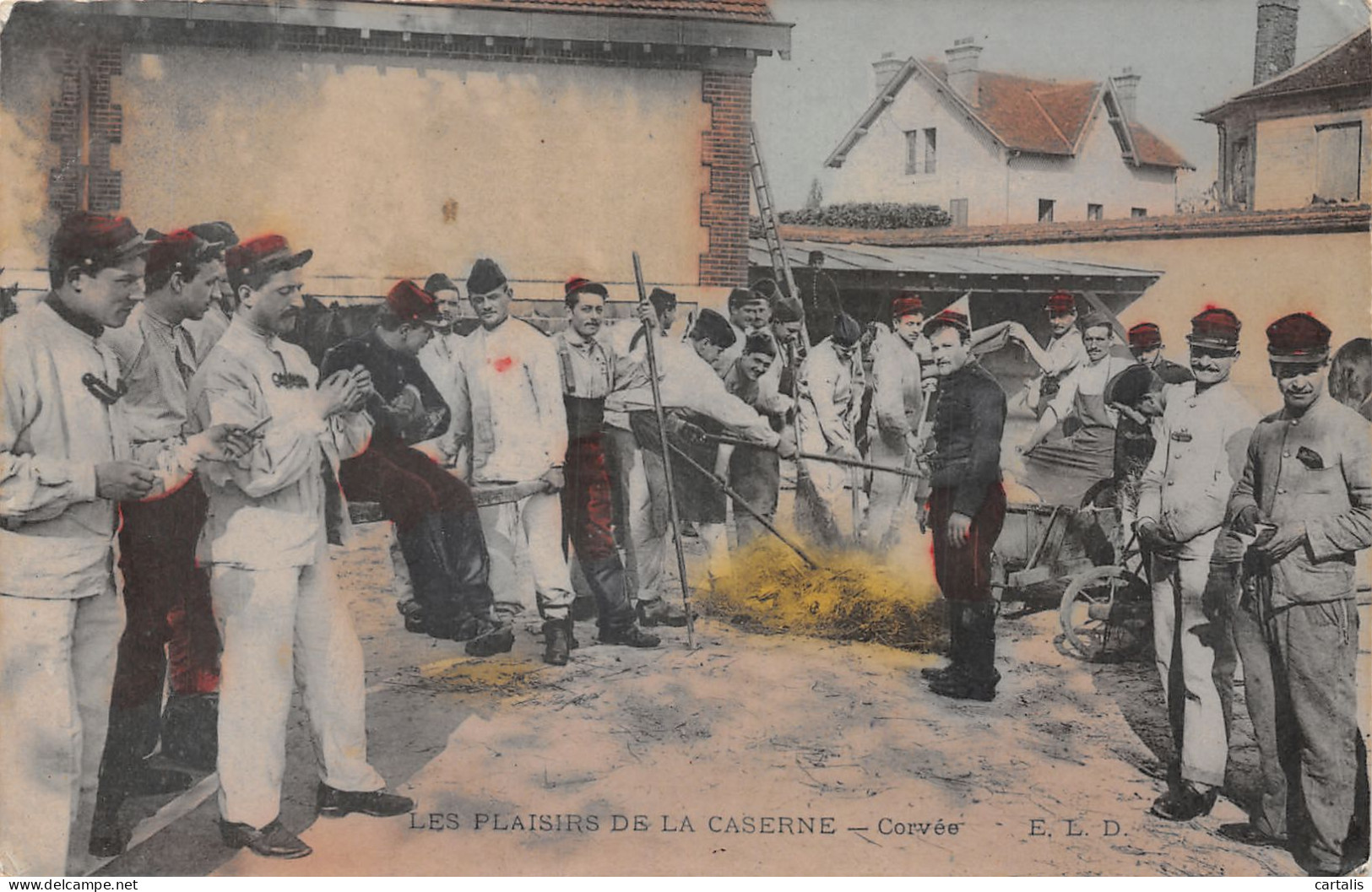 59-PLAISIRS DE LA CASERNE CORVEE-N°4191-C/0301 - Sonstige & Ohne Zuordnung