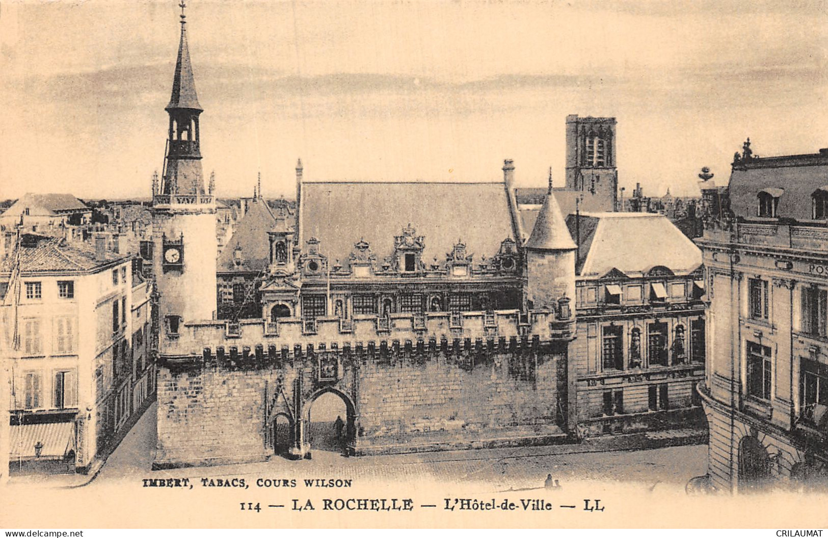 17-LA ROCHELLE HOTEL DE VILLE-N°5139-E/0125 - La Rochelle