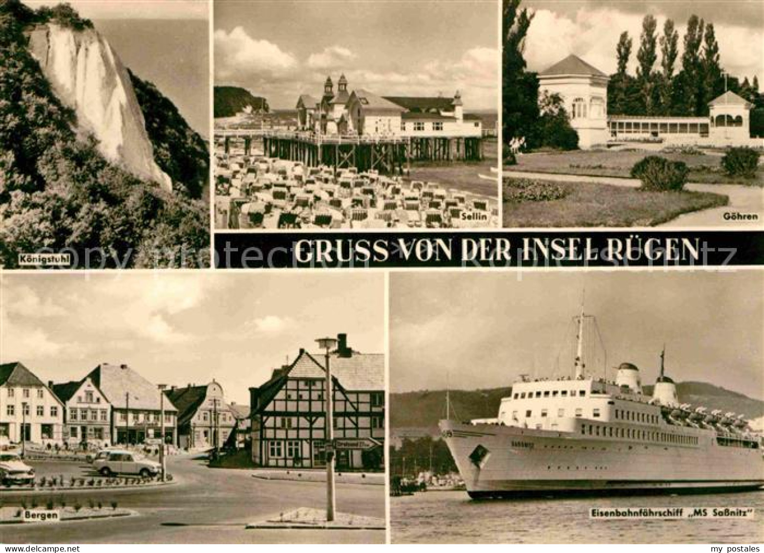 72730354 Sellin Ruegen Seebruecke Goehren Koenigstuhl Bergen MS Sassnitz Sellin  - Autres & Non Classés