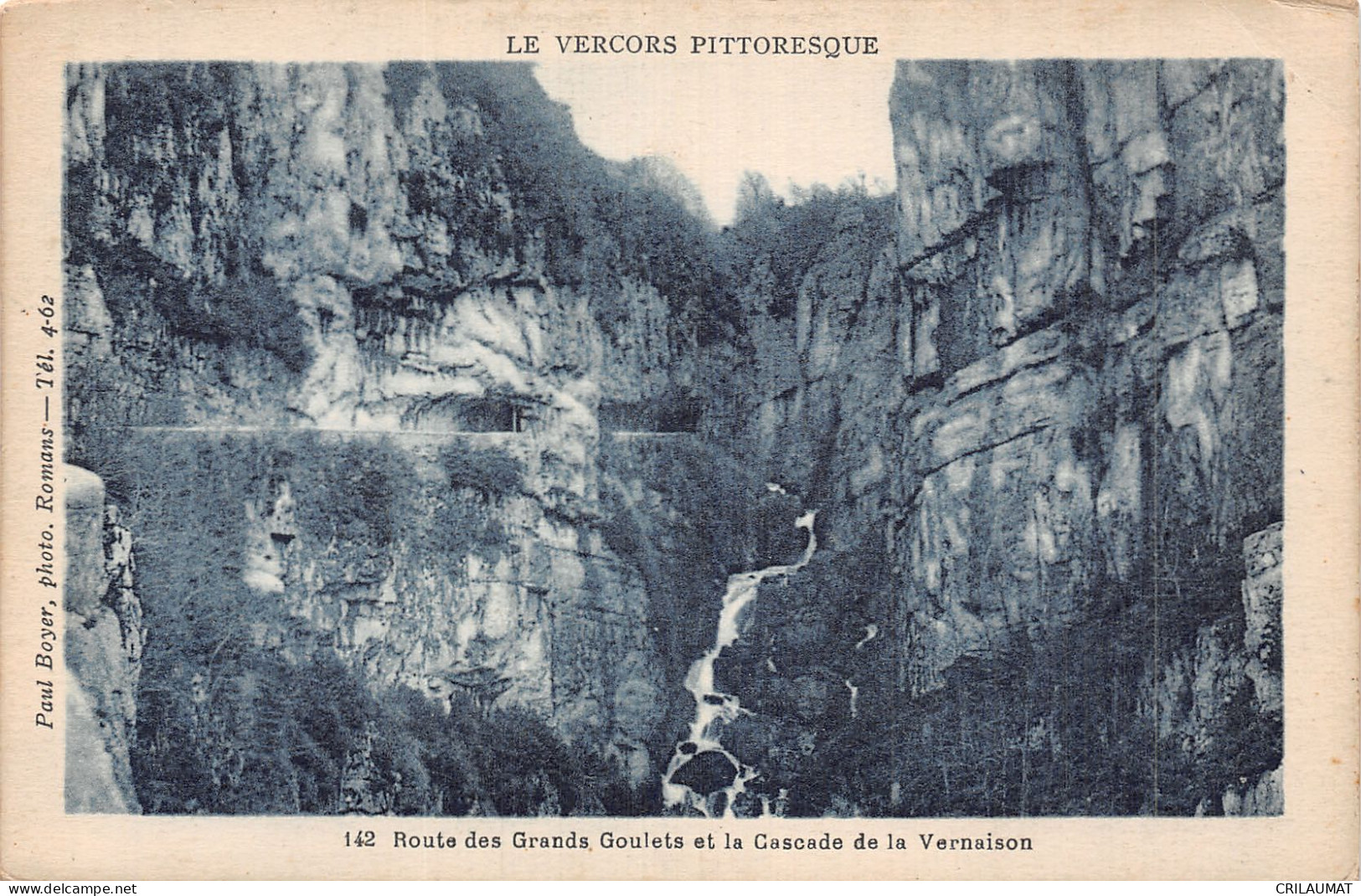 26-LES GRANDS GOULETS ET CASCADE DE LA VERNAISON-N°5139-D/0341 - Sonstige & Ohne Zuordnung