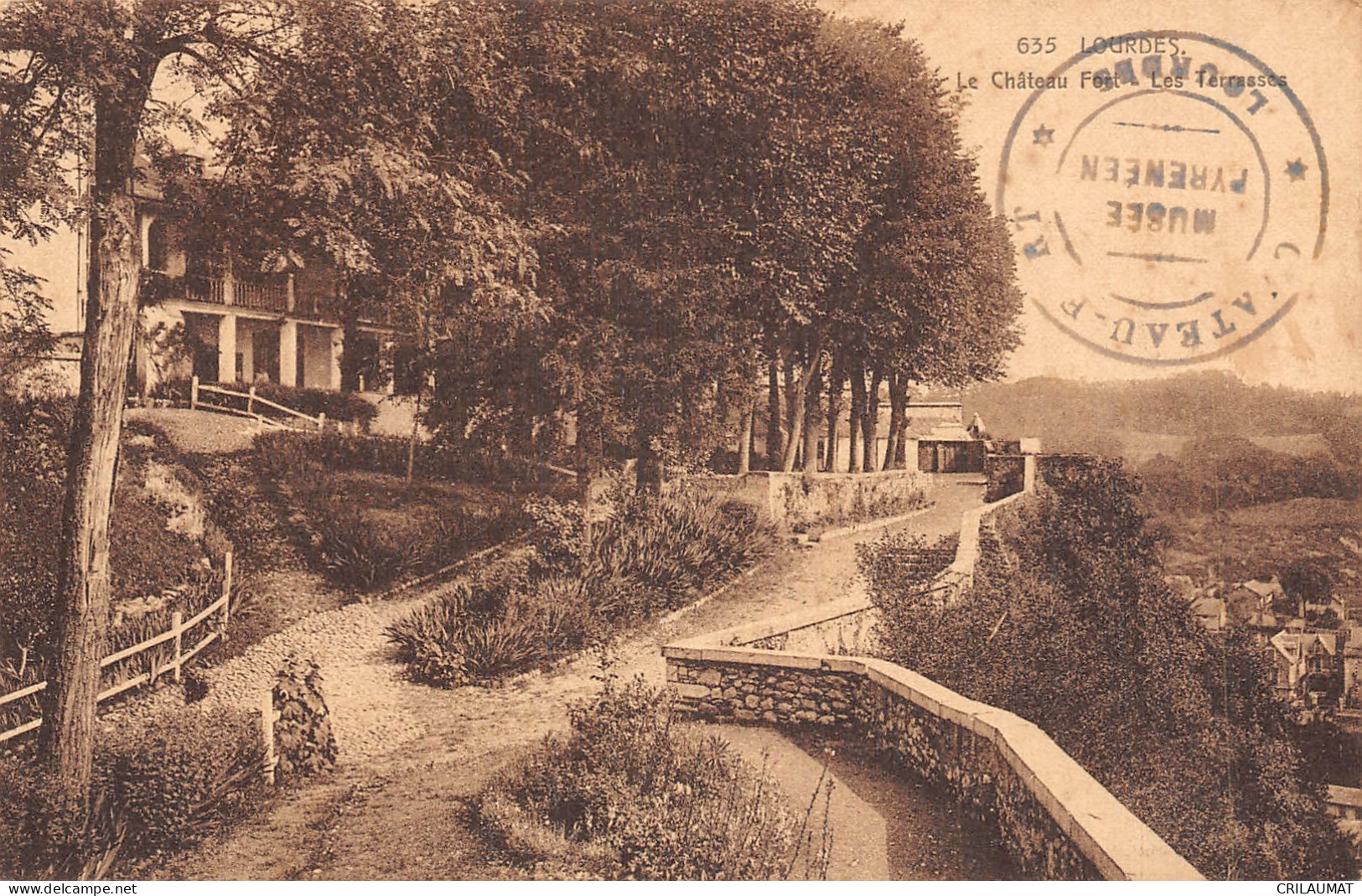 65-LOURDES LE CHÂTEAU FORT-N°5139-D/0313 - Lourdes