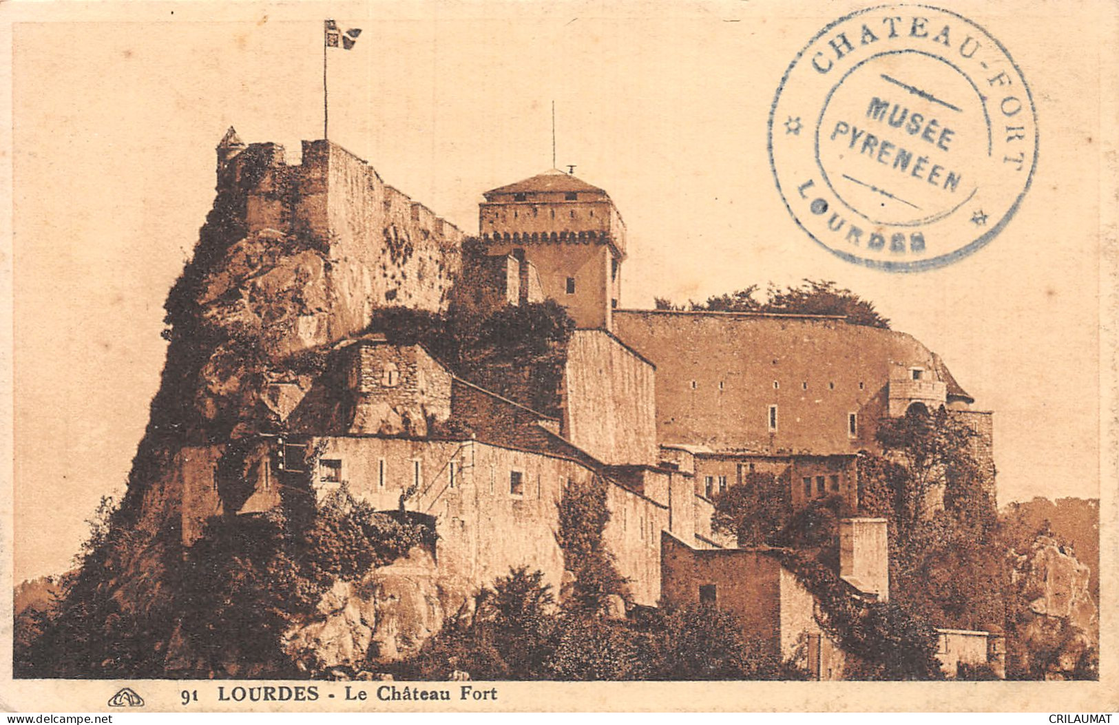 65-LOURDES LE CHÂTEAU FORT-N°5139-D/0315 - Lourdes
