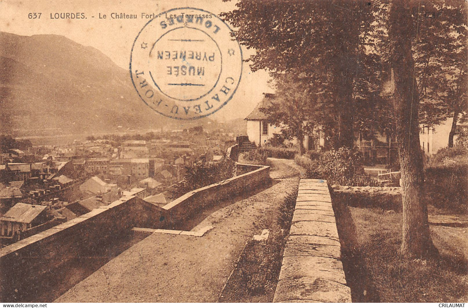 65-LOURDES LE CHÂTEAU FORT-N°5139-D/0311 - Lourdes