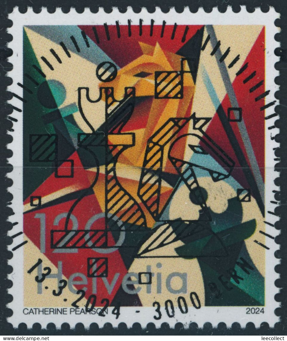 Suisse - 2024 - Weltschachverband - Sonderstempel • Voll - Gebraucht